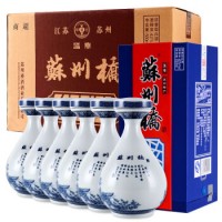 苏州桥    国华本地白酒42度国华整箱500ml*6瓶