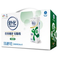 舒化 无乳糖低脂 牛奶220ml*12盒 整箱